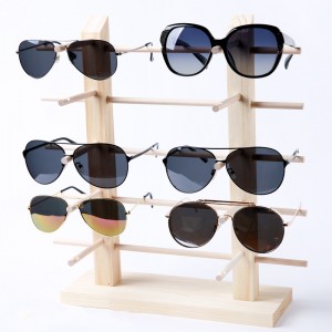 RUISEN'S Detachable Log Multiple Sunglasses Display Rack RS-XIV