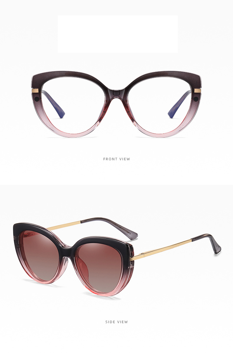 Nuevas gafas de sol polarizadas de dos colores de RUISENS para mujer 95336