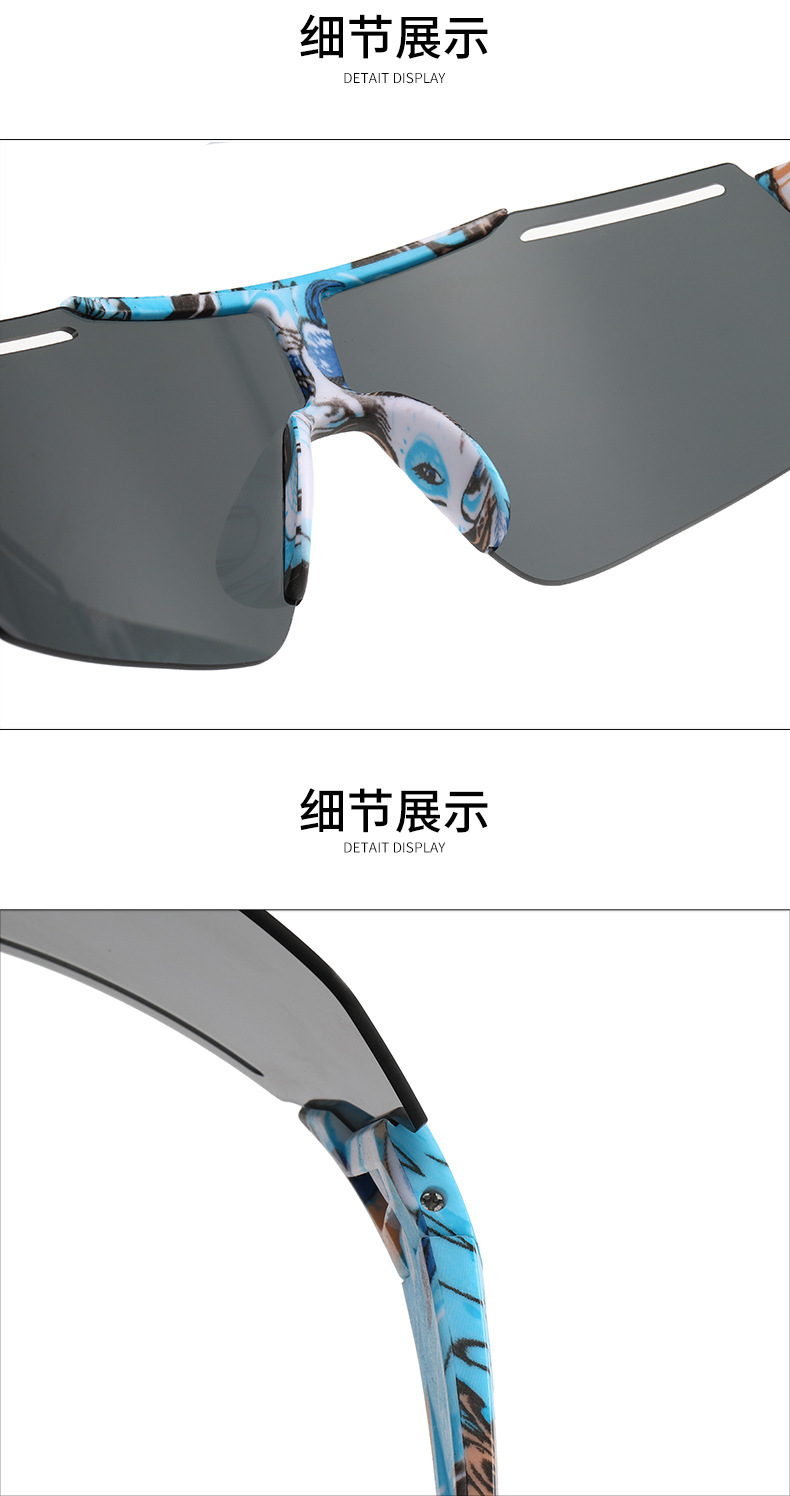 RUISEN'S Sports Gafas de sol para ciclismo con montura grande y sombrilla para exteriores 9921