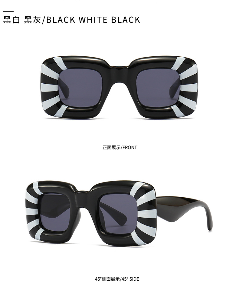 Creber Frame Plastic Sunglasses 86629-5