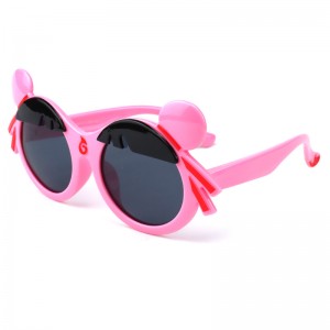 RUISEN’S Little Nezha Cartoon Sunglasses Round Frame 22027