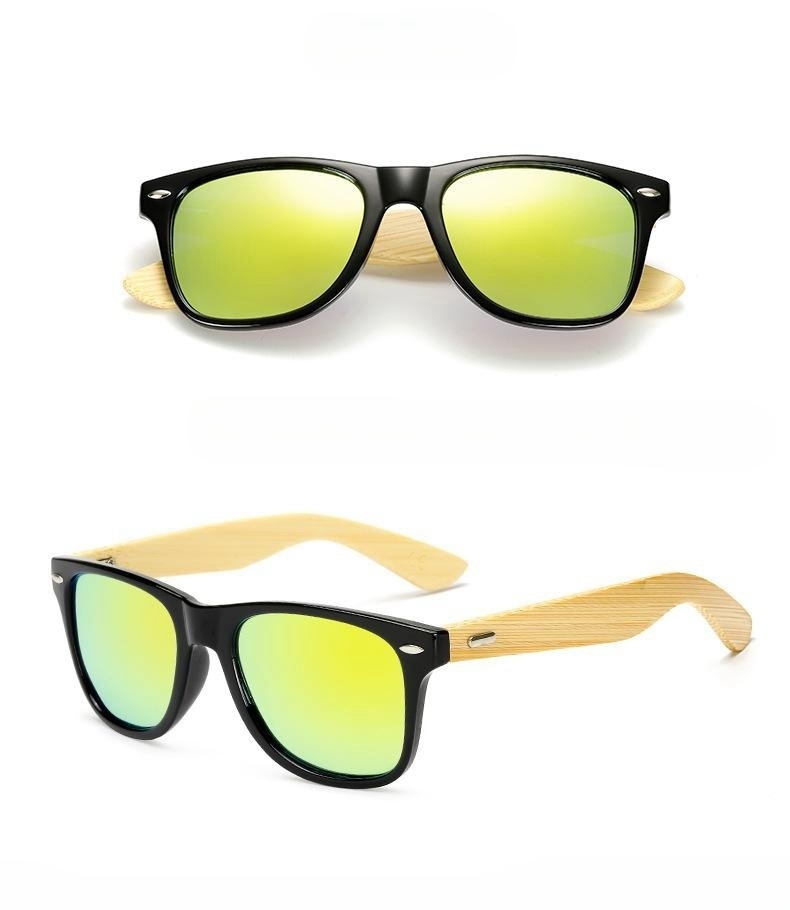 RUISEN'S Gafas de sol polarizadas TAC de madera para hombre y mujer 1501