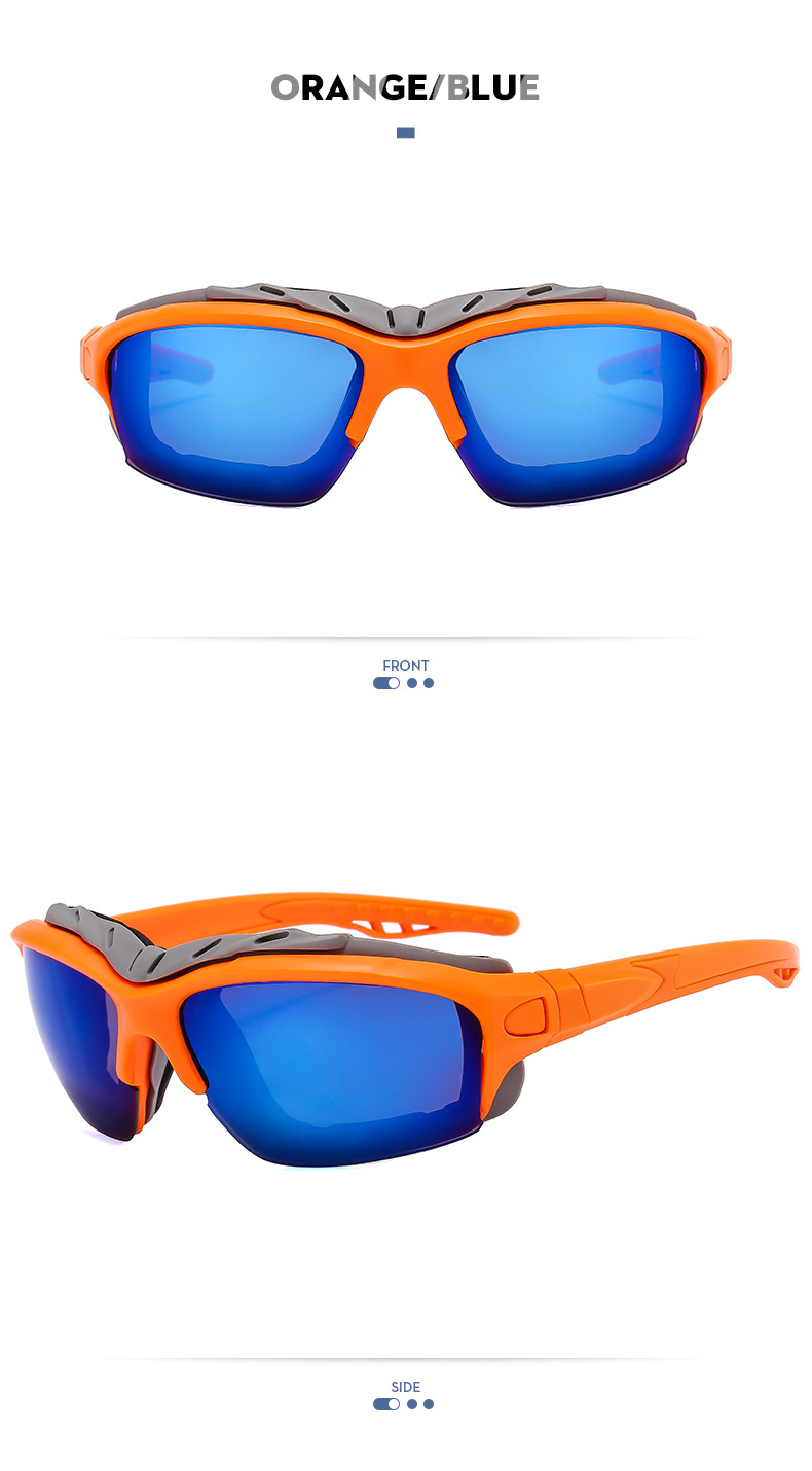 RUISEN'S Sports Gafas de sol para exteriores a prueba de viento para hombres y mujeres BL5810