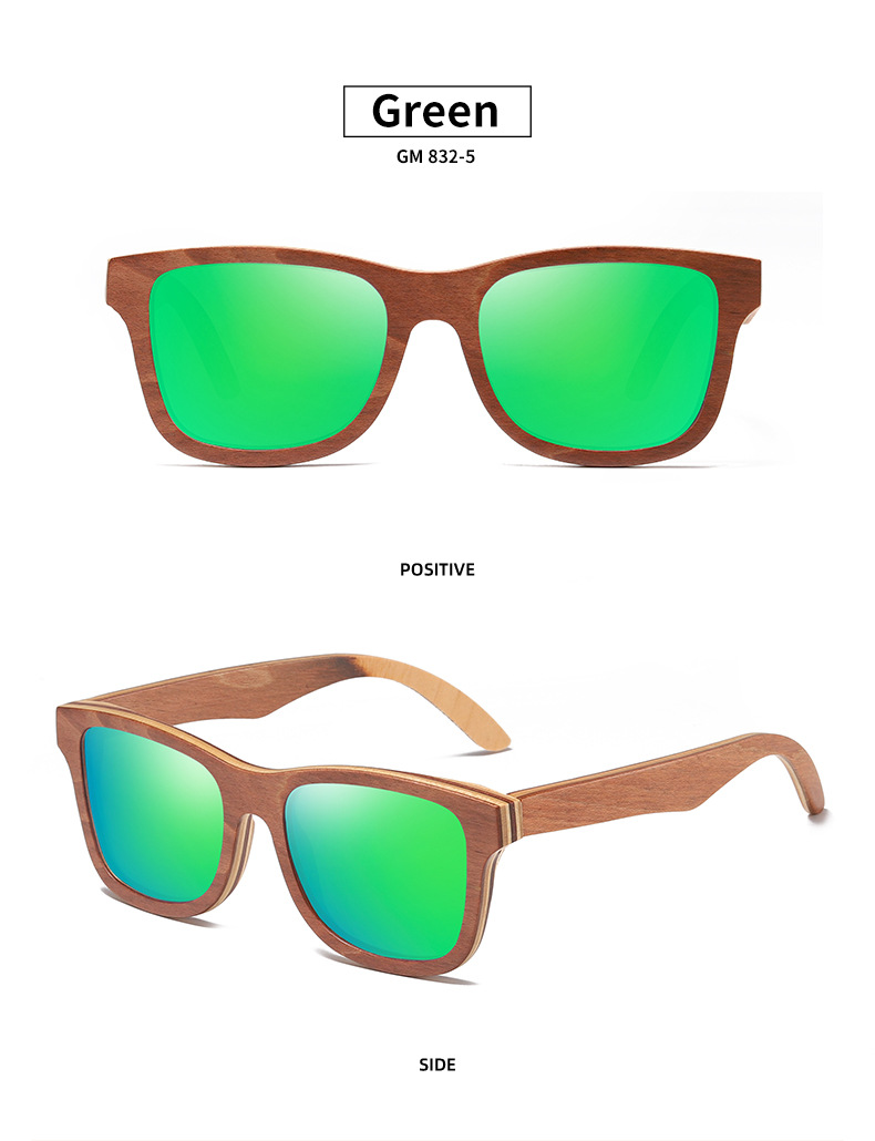 RUISEN'S Wooden Sunglasses For Men and Women 832