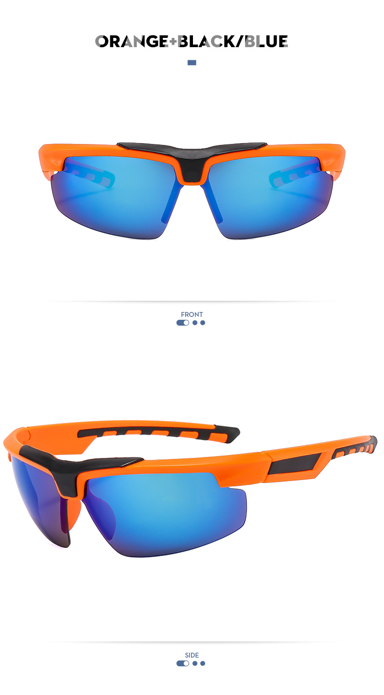 RUISEN'S Sports Gafas de sol personalizadas con revestimiento de medio marco BL5811