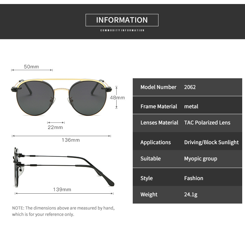 Ruisens hominum et mulierum clip Polarized Sunglasses MMLXII