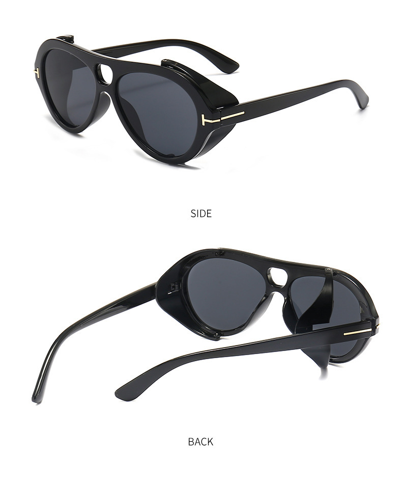 Fashion Trend New Oval Frame Sunglasses 20875-4