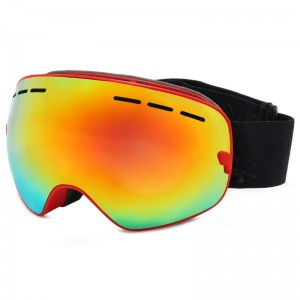 Gafas de esquí antiniebla de protección contra el viento para escalada en nieve de doble capa de RUISEN 5108