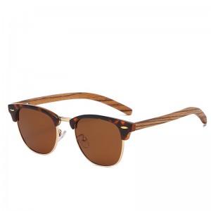 RUISEN'S Designer-Vintage-Sonnenbrille aus Holz