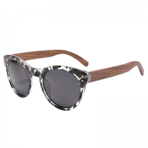 RUISEN’S UV400 Polarized Light Wooden Sunglasses1609