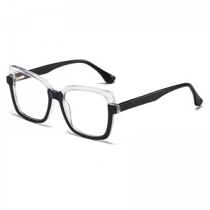 RUISEN’S  Retro Anti-blue Light Flat Mirror Acetate Frame  21129