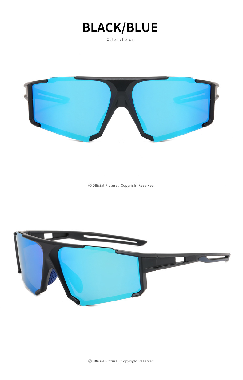 RUISEN'S Sports lunettes de soleil polarisées TR90 résistantes aux UV pour hommes et femmes 9935