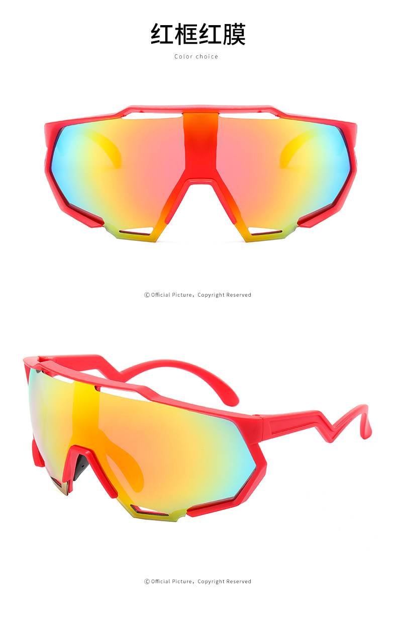 RUSEN'S Lunettes de soleil personnalisées pour cyclisme en plein air pour hommes et femmes 8305