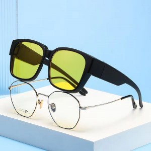 Modische Trend-Premium-Clip-Sonnenbrille 8813