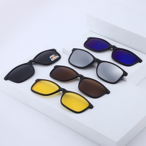 Fashionable trend premium clip-on sunglasses 8813