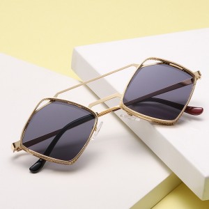 Ruisen'S Unisex Fashionable Steampunk Diamond Shaped Frame Sunglasses