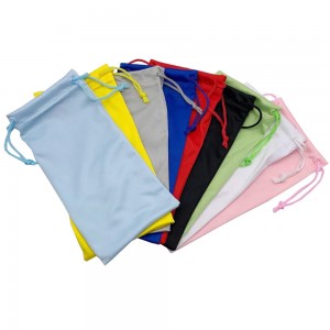 RUISEN'S Novus Microfiber Vitra Pera Solidus Color Drawstring at Bag