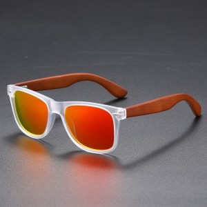 RUISEN'S Unisex Vintage TAC Sonnenbrille aus Holz