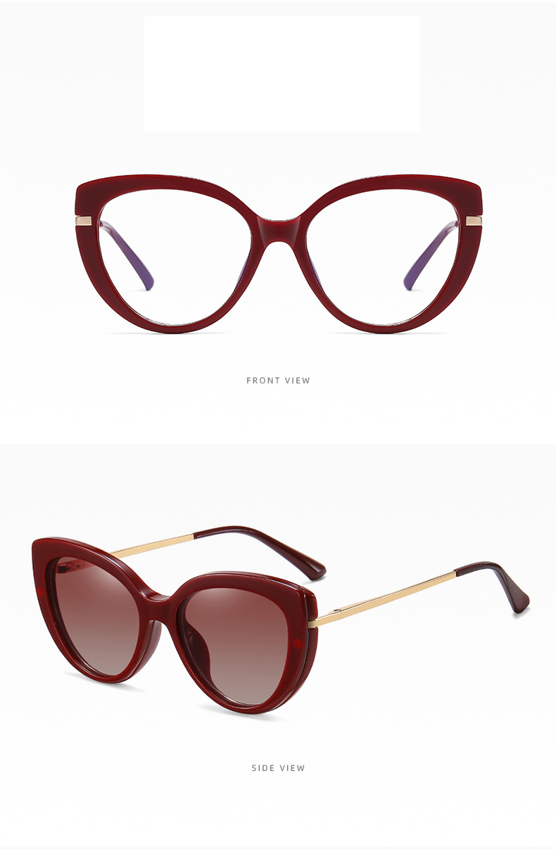 Nuevas gafas de sol polarizadas de dos colores de RUISENS para mujer 95336