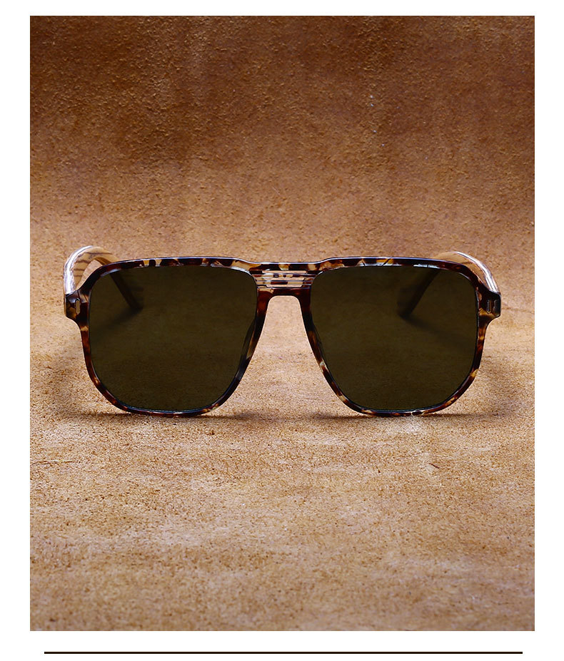 RUISEN'S Herrenmode-Sonnenbrille aus Holz 63732