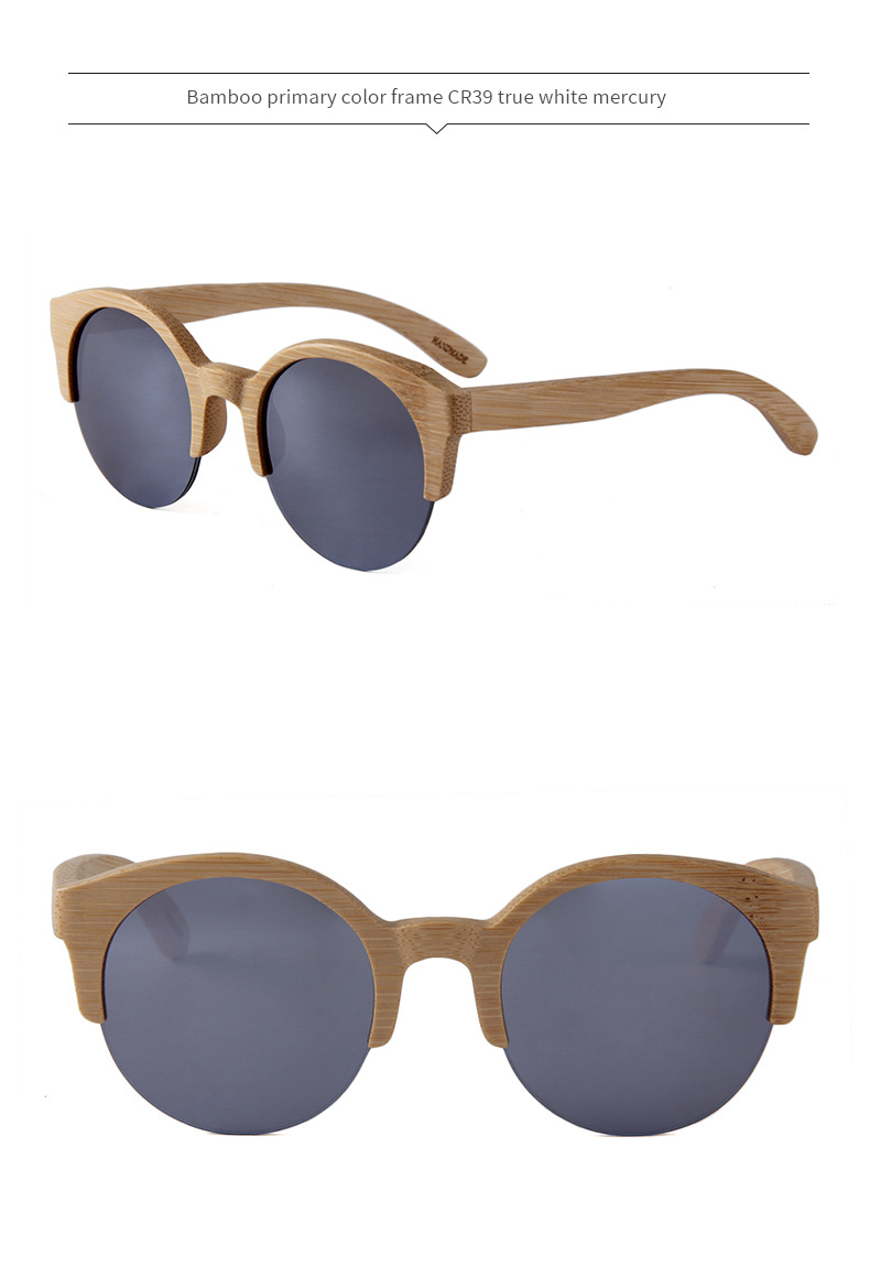 RUISEN'S Gafas de sol de madera para hombre y mujer B2012