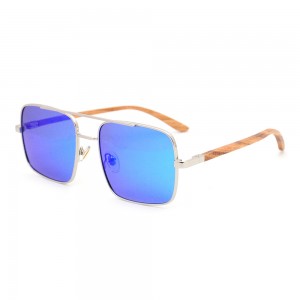 RUISEN'S New Wooden and Metal Sunglasses RS-LS5044