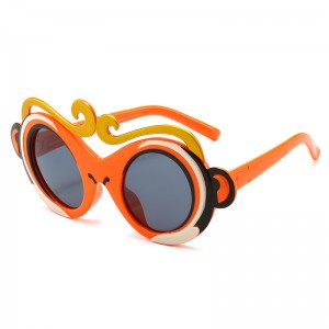 RUISEN'S Lunettes de soleil Monkey King en silicone souple avec protection UV pour enfants 11005