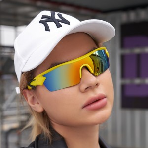 RUISEN'S RS-1880 - Gafas de sol unisex con revestimiento de espejo