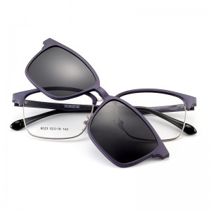 Leichte Sonnenbrille mit Clip-on-Magnethülse