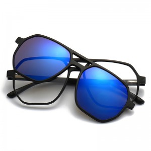 Magnetic sleeve polarizer clip sunglasses 2381