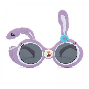 Lunettes de soleil polarisées en silicone pour enfants RUSEN'S 3664