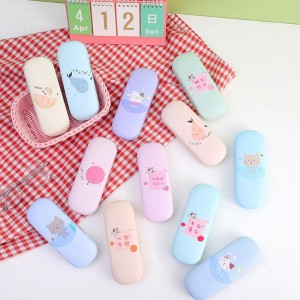 RUISEN’S  Fashion Cartoon PU Protective Glasses Case  A1108