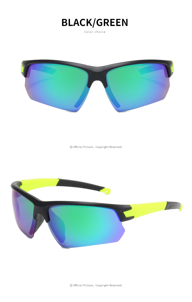 RUISEN'S Sports Cycling Nouvelles lunettes de soleil à changement de couleur 8312