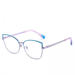 RUISEN'S Occhiali da gioco e da lettura Cat Eye anti-luce blu da donna alla moda