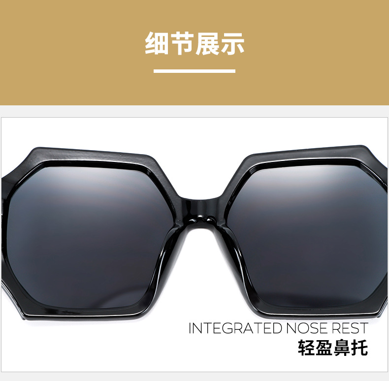 RUISEN'S Novae Retro Magnae Artus Polygonalis Sunglasses