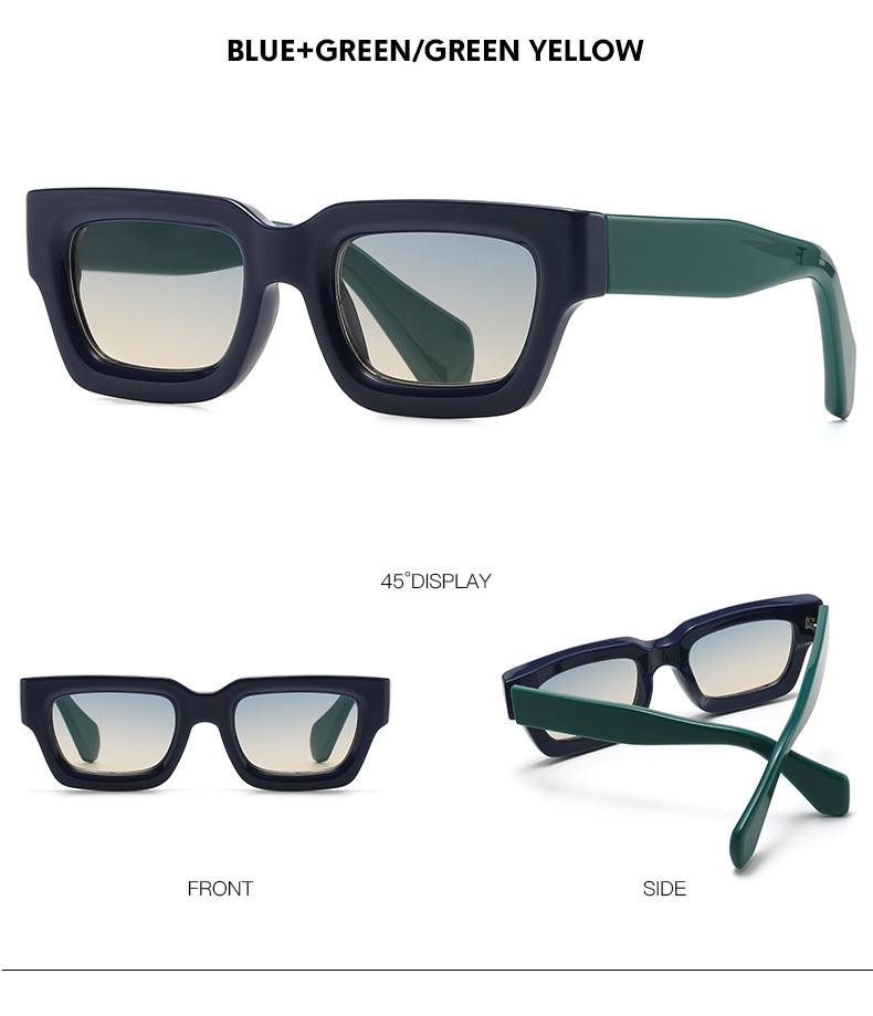 Lunettes de soleil pour hommes RUISEN Fashion Personality Box