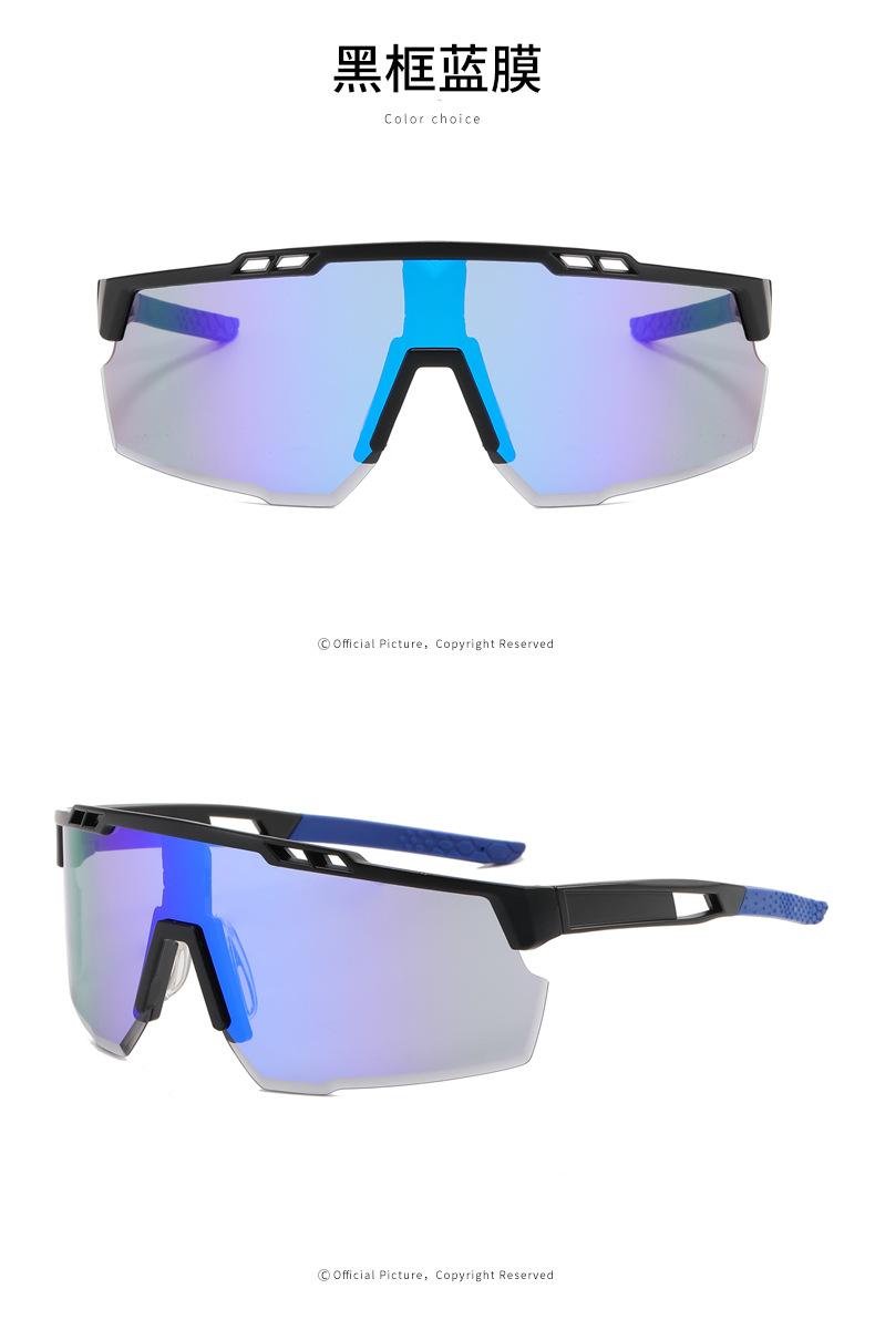 RUISEN'S Sports Lunettes de soleil de cyclisme pour hommes avec des couleurs éblouissantes 9963