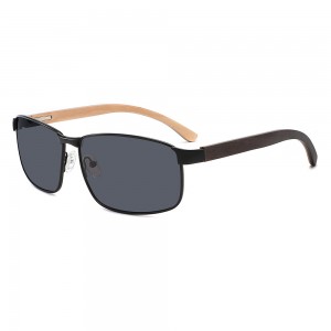 Nuevas gafas de sol de madera con montura cuadrada clásica y moderna de RUISEN RS-1815