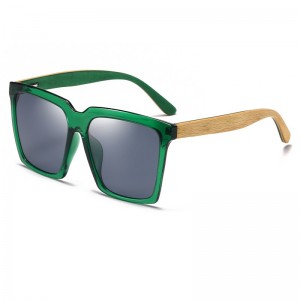 RUISEN'S Herren-Retro-polarisierte helle Holzsonnenbrille 63739