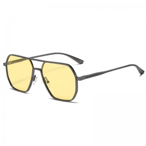 Nuevas gafas de sol polarizadas Gafas de sol de aluminio y magnesio para hombres 8692