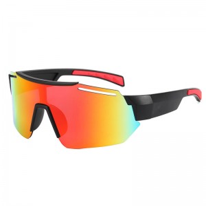 RUISEN'S Sports Outdoor-Sonnenschutz-Fahrradsonnenbrille mit großem Rahmen 9921