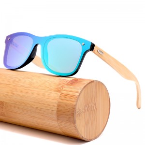 RUISEN'S Unisex Naturalis Bamboo PC UV400 Sunglasses 317